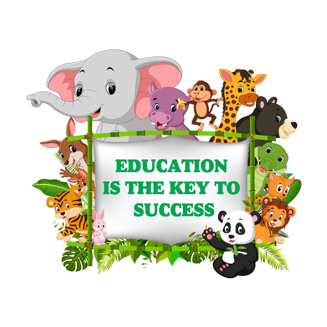 Education is the key to success wall sticker-Wall Sticker for Classroom-Wall Sticker for School-Stumbit Education